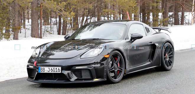 保時(shí)捷718 Cayman GT4 RS諜照曝光