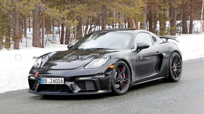 保時捷718 Cayman GT4 RS諜照曝光 配4.0升自然吸氣六缸發(fā)動機(jī)