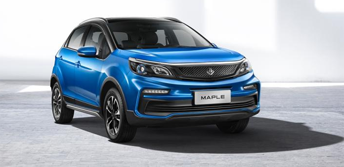 與遠(yuǎn)景X3造型一致 楓葉汽車(chē)首款車(chē)官圖發(fā)布