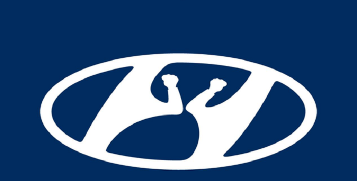 現(xiàn)代汽車推出“社交隔離”版logo