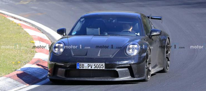 最大功率達到550馬力 911 GT3低偽諜照曝光