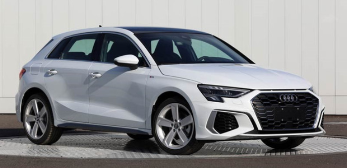 百公里油耗5.8L 奧迪A3兩廂版申報(bào)圖發(fā)布
