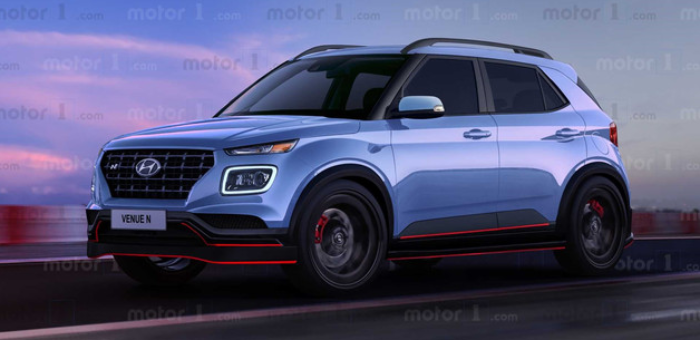 最大功率186kW 現(xiàn)代Venue N渲染圖曝光 