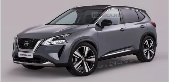 全新日產(chǎn)逍客渲染圖曝光 增加混動(dòng)版車型