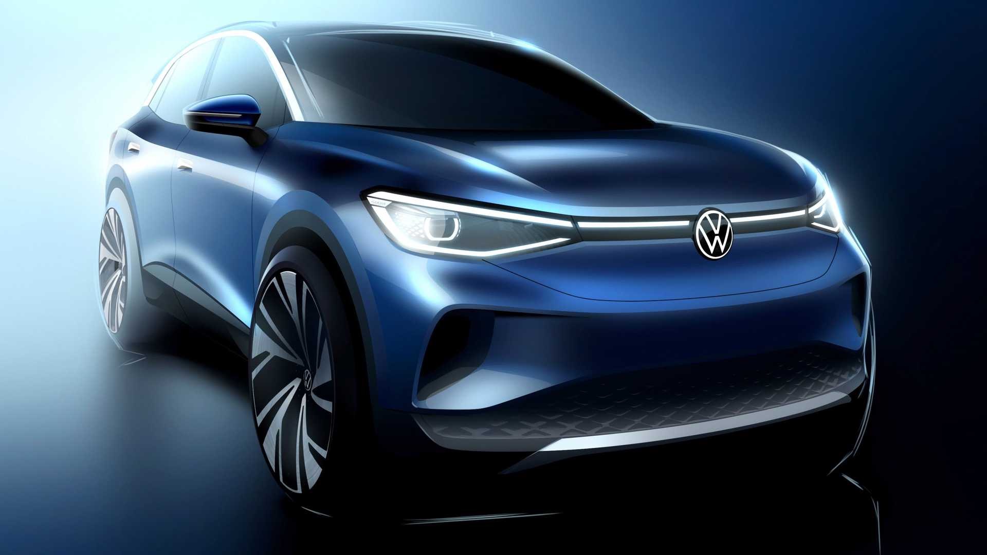 續(xù)航超500km 大眾ID.4純電SUV預(yù)告圖發(fā)布