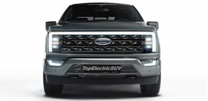 霸氣又科幻 福特F-150純電版渲染圖曝光