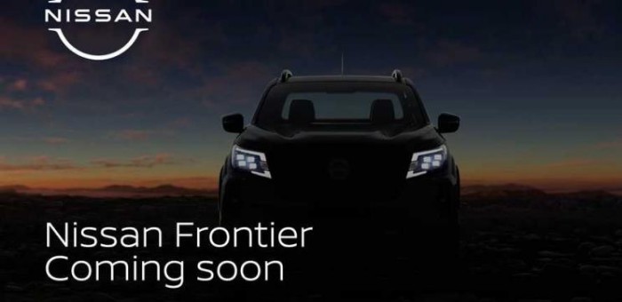 11月28日首發(fā) 新款日產(chǎn)Frontier預(yù)告圖