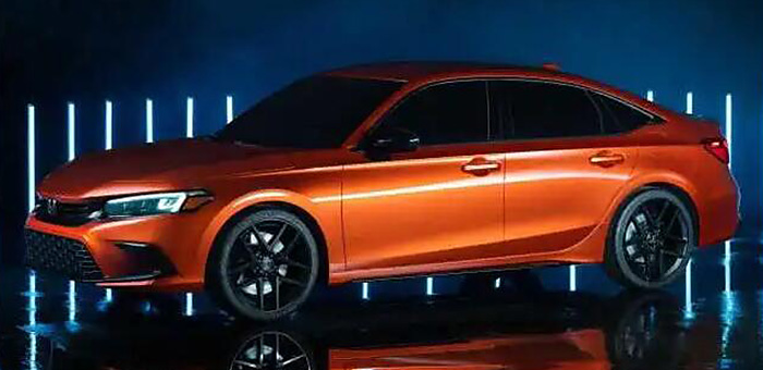 與現(xiàn)款車型完全不同 全新思域原型車官圖發(fā)布