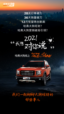 哈弗大狗2020年度大事記 和汽車大咖來(lái)Talk show