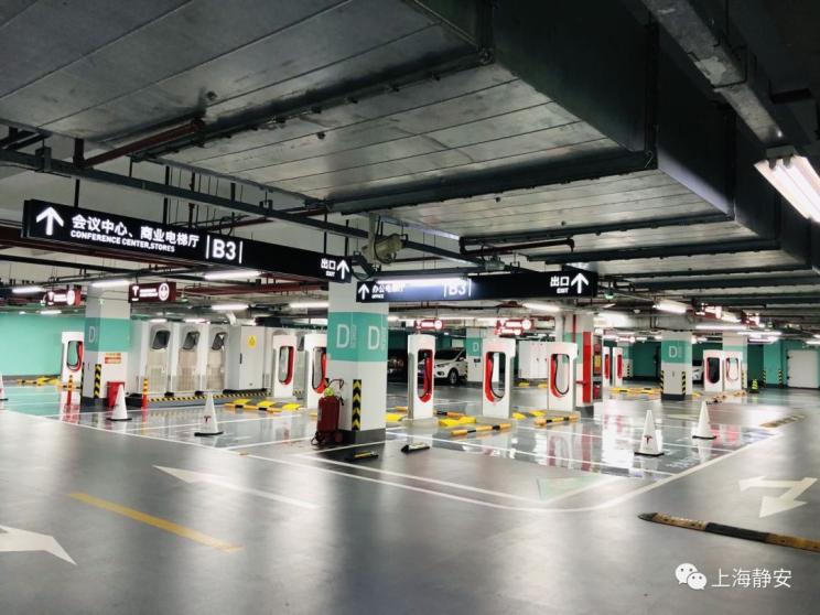 全球最大特斯拉超級(jí)充電站落戶上海靜安