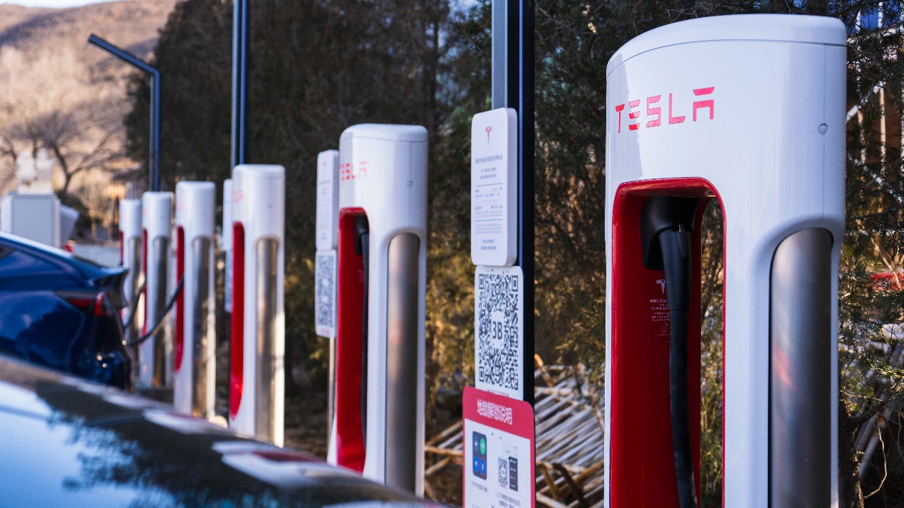 特斯拉在華充電站破700站 充電樁超5700根