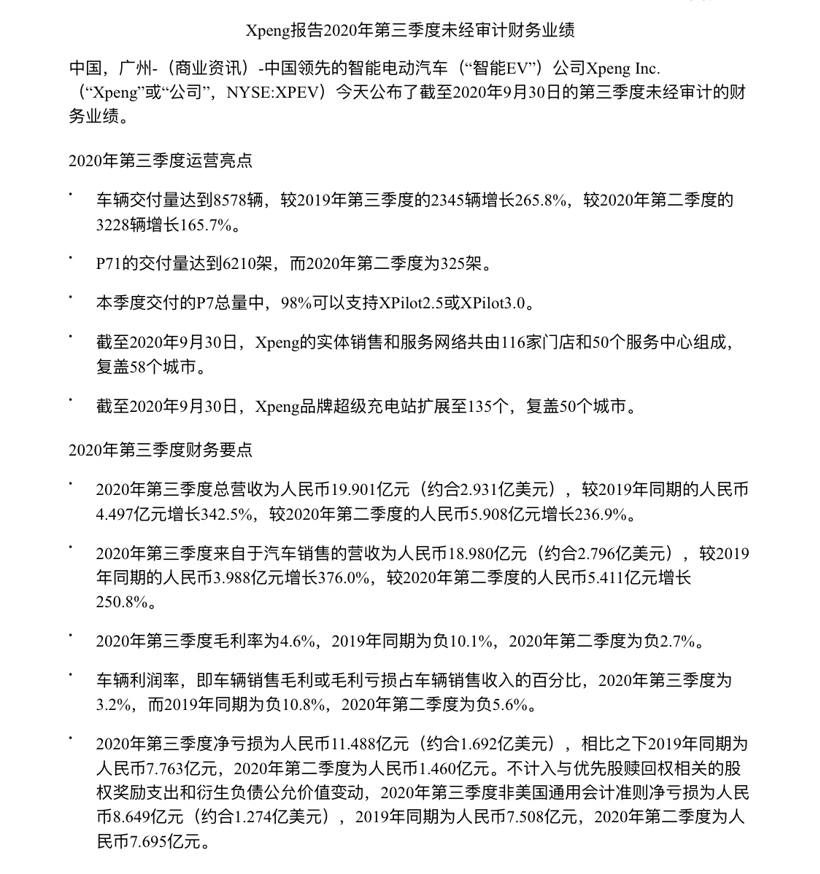 財報，小鵬汽車銷量，小鵬汽車,造車新勢力,財報,銷量,p7