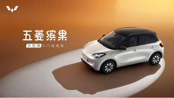四種車色 大空間五門純電車五菱繽果亮相