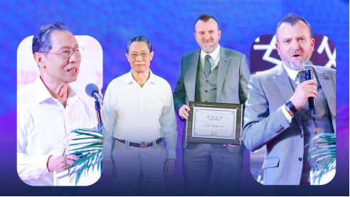 鐘南山頒獎，上汽奧迪A7L獲“五星健康車”認證